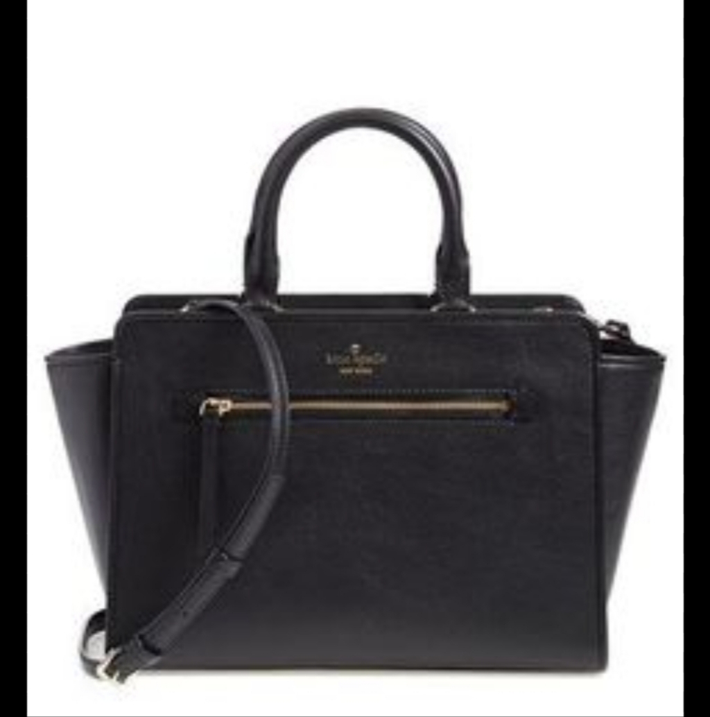 Kate Spade New York Chester Street Small Allyn Satchel Handbag In Black Leather